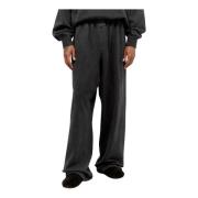 The Row Jerseyvävd Track Pants Black, Herr