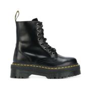 Dr. Martens Jadon Smooth Platform Stövlar Black, Dam