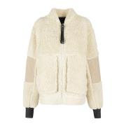 Rains Stilig Bomberjacka Beige, Dam