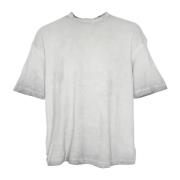 Drykorn Frottee T-shirt med Cold-Dye Finish Gray, Herr