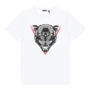 Antony Morato Vit Tryckt T-shirt Korta ärmar White, Herr