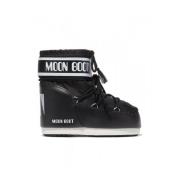 Moon Boot Icon Low Nylon Boot Svart Black, Dam