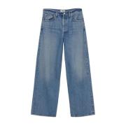 Agolde Lågt Sittande Baggy Jeans i Libertine Blue, Dam