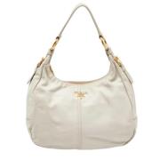 Prada Vintage Pre-owned Laeder handvskor White, Dam