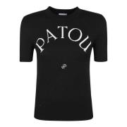 Patou Svarta T-shirts & Polos för kvinnor Black, Dam