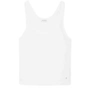 Anine Bing Mjuk Cashmere Blend Tank Top White, Dam