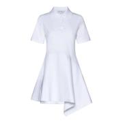 JW Anderson Vit Asymmetrisk Poloklänning White, Dam