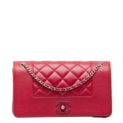 Chanel Vintage Pre-owned Laeder chanel-vskor Red, Dam