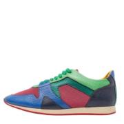 Burberry Vintage Pre-owned Laeder sneakers Multicolor, Herr