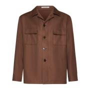 Tagliatore Field Jacket Coats Brown, Herr