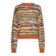 Alanui Chevron MultiColour Sweater Multicolor, Dam