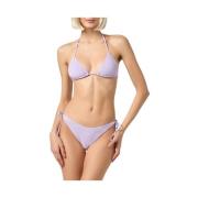 MC2 Saint Barth Lila Triangel Svamp Bikini Purple, Dam