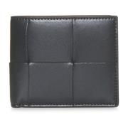 Bottega Veneta Fashionable Wallet Series Black, Herr