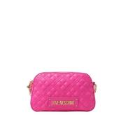 Moschino Rosa Crossbody Väska Snygg Design Pink, Dam