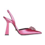 Versace Elegant Slingback Klackar Pink, Dam