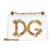 Dolce & Gabbana Vita väskor med DG-logotyp White, Dam