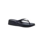 Havaianas Hög Plattform Svarta Flip-Flops Black, Dam