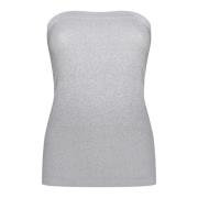 Wolford Ärmlös Fading Shine Top Gray, Dam