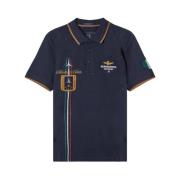 Aeronautica Militare Blå Polo Shirt Sofistikerad Casual Elegance Blue,...