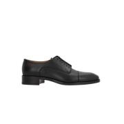 Christian Louboutin Svarta platta skor tillverkade i Italien Black, He...