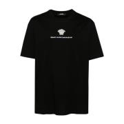 Versace Svart Bomull Jersey Medusa Head T-shirt Black, Herr