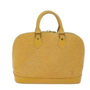 Louis Vuitton Vintage Pre-owned Laeder louis-vuitton-vskor Yellow, Dam