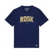 Redskins Tryckt Logot-shirt - Blå Blue, Herr
