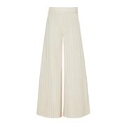 Liu Jo Flare Palazzo Byxor Beige, Dam