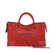 Balenciaga Vintage Pre-owned Laeder balenciaga-vskor Red, Dam