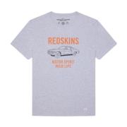 Redskins Tryckt Logot-shirt - Grå Gray, Herr