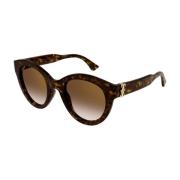 Cartier Stiliga solglasögon för modemedvetna individer Brown, Unisex
