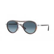 Persol Stiliga solglasögon i blå gradient Gray, Unisex