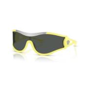 Versace Stiliga Bold Mask Solglasögon i Gul Yellow, Unisex