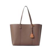 Tory Burch Tredelad Toteväska Brown, Dam