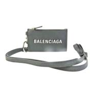 Balenciaga Vintage Pre-owned Laeder plnbcker Gray, Dam