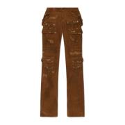 Dsquared2 Cordbyxor Brown, Dam