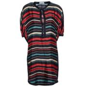 Isabel Marant Pre-owned Pre-owned Silke klnningar Multicolor, Dam