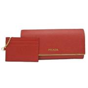 Prada Vintage Pre-owned Tyg plnbcker Red, Dam