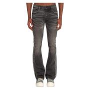 Purple Brand Studded Flare Jeans Black, Herr