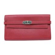 Hermès Vintage Pre-owned Laeder plnbcker Red, Dam