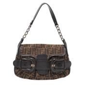 Fendi Vintage Pre-owned Canvas fendi-vskor Brown, Dam