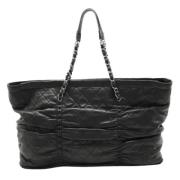 Chanel Vintage Pre-owned Laeder totevskor Black, Dam