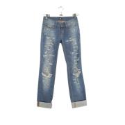 Dolce & Gabbana Pre-owned Pre-owned Bomull jeans Blue, Dam