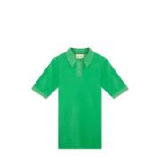 Loulou Studio Grön T-shirt Mini Klänning Green, Dam