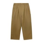 Comme des Garçons Beige Byxor med Bred Ben Beige, Herr