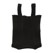 A. Roege Hove Minimalist Square-Shape Totebag Black, Dam