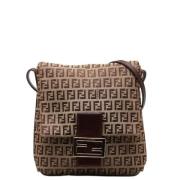 Fendi Vintage Pre-owned Canvas fendi-vskor Brown, Dam