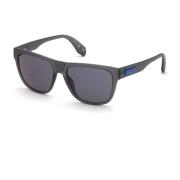 Adidas Blå Spegel Solglasögon Or0035-20X Gray, Unisex
