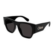 Chloé Ch0233S 001 Sunglasses Black, Dam