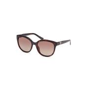 Guess Stiliga solglasögon med polariserade bruna linser Brown, Dam